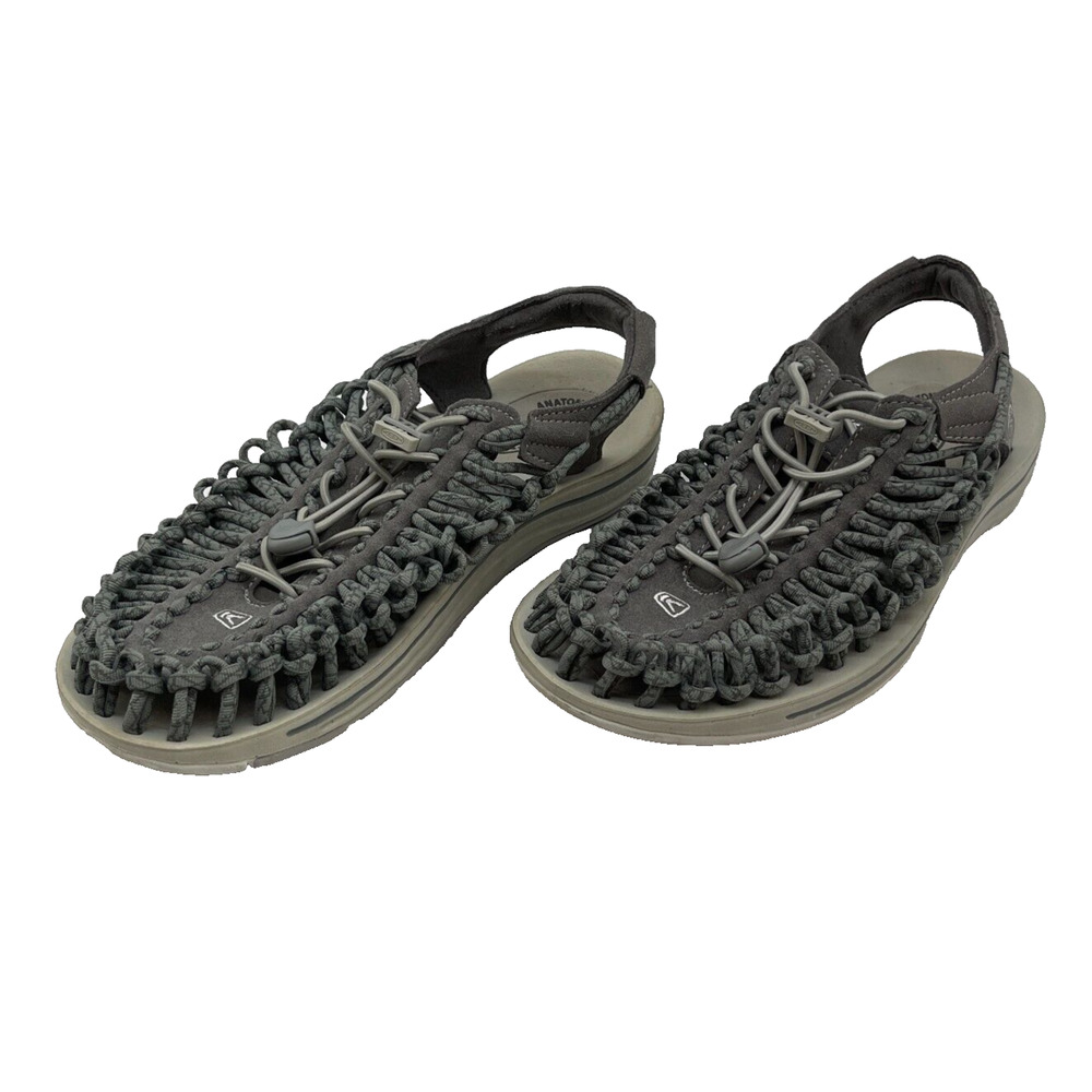 Keen Uneek Women's Footwear Gray Braided Cord Slip On Sandals Size US 8.5